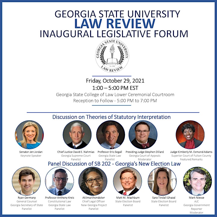 
		The Georgia State University Law Review's Inaugural Legislative Forum image
