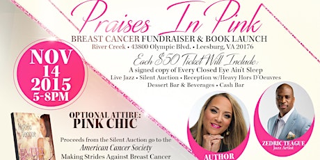 Praises in Pink Breast Cancer Fundraiser & Book Launch primary image
