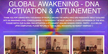 Global DNA Activation & Attunement Video -  Embrace the energy of WAVE X -  Join a Movement of Passionate People Envisioning & Co-Creating a New World ♡ primary image