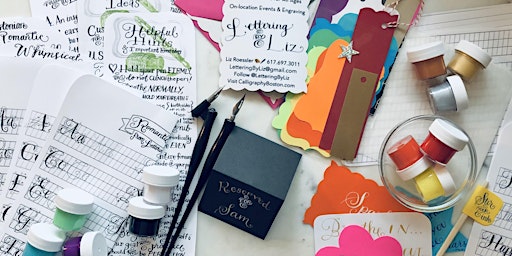BOSTON Modern Calligraphy Classes for Beginners with Lettering By Liz
