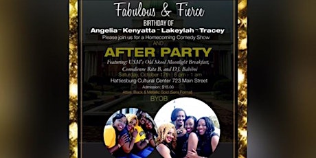 USM Homecoming After Party - 40 Fabulous & Fierce Birthday Party primary image