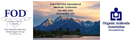 2016 FOD/OAA International Metabolic Conference - REGISTRATION IS CLOSED primary image