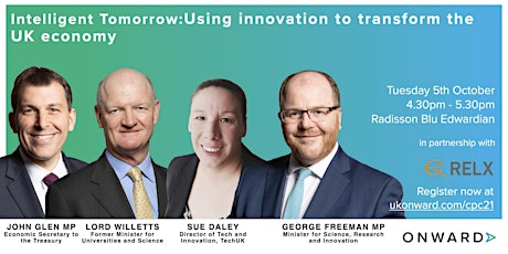 Intelligent Tomorrow: Using innovation to transform the UK economy primary image