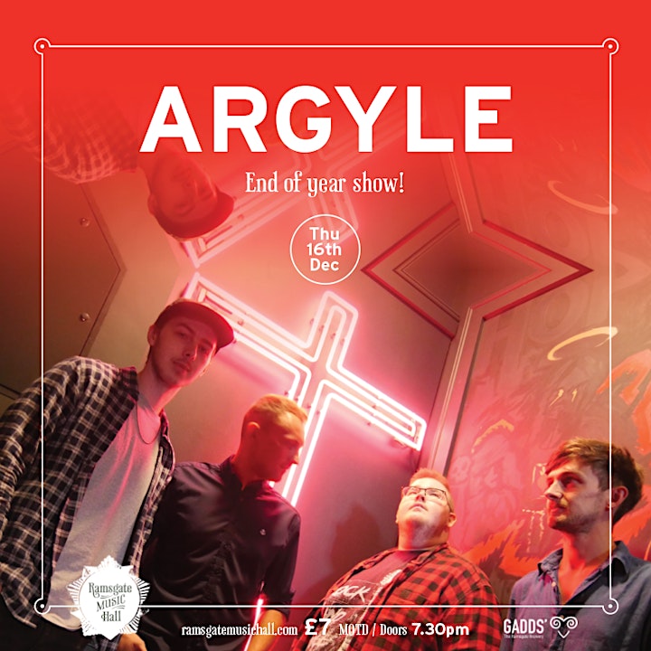 
		Argyle + Support (Live at Ramsgate Music Hall) image
