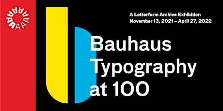 Bauhaus Typography at 100 — Virtual Curator Tours entradas