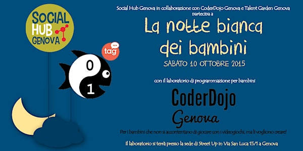 Coderdojo per la notte dei bambini