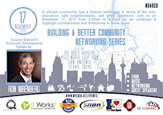 Building A Better Community Networking Series - District 8 primary image