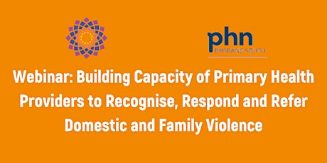 Building Capacity to Recognise, Respond and Refer DFV primary image