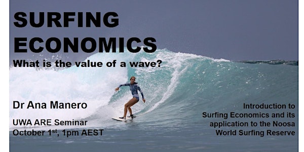 Surfing Economics: a travel cost study of the Noosa World Surfing Reserve