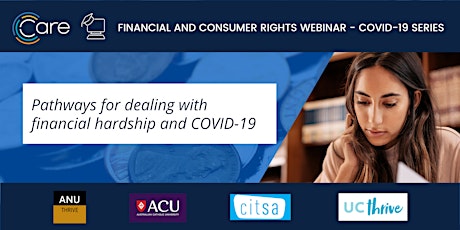 Pathways for dealing with financial hardship and COVID-19 - webinar primary image