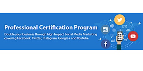 2 Day Social Media Marketing 101 Certification primary image