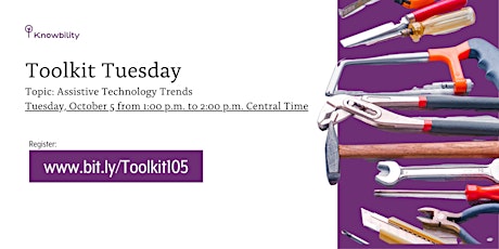 Toolkit Tuesdays: Assistive Technology Trends Part 1 primary image