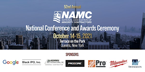 NAMC 52nd Annual Conference & Awards Ceremony - Sponsorship