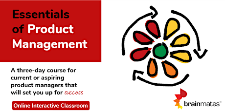 Brainmates Essentials of Product Management - Remote Realtime Classroom billets