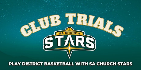 Imagem principal do evento SA Church Stars Trials 2021