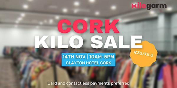 Cork Kilo Sale Pop Up 14th November