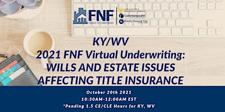 Underwriting: WILLS AND ESTATE ISSUES primary image