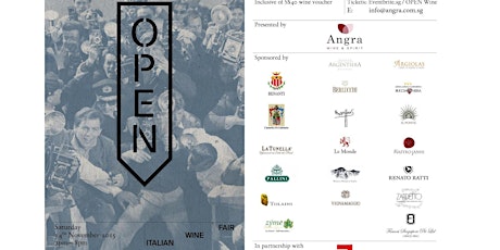 Hauptbild für "OPEN" Italian Wine Fair