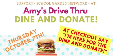 Dine and Donate at Amy's Drive Thru