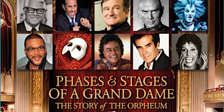 Pat Halloran signs "Phases & Stages of a Grand Dame: The Story of the Orpheum Theatre" primary image
