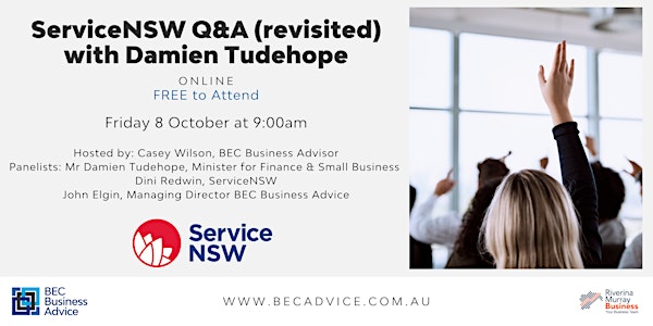 Service NSW Q&A (revisited) with Damien Tudehope