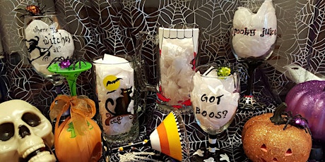 Halloween Themed Glass Paint Night at Jaime's Restaurant in North Andover primary image