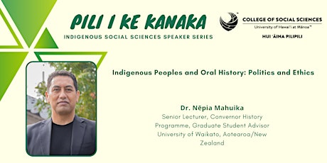 Pili i Ke Kanaka | Dr. Nēpia Mahuika primary image