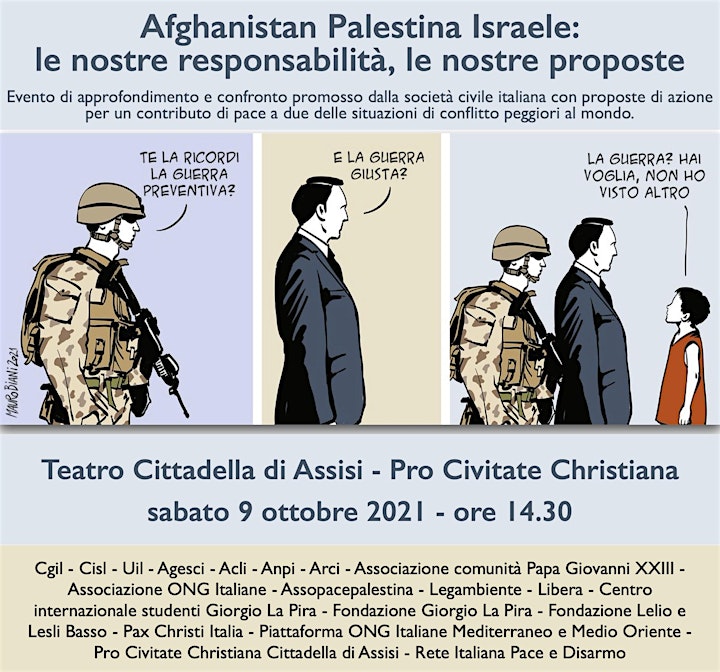 Immagine Afghanistan Palestina Israele: le nostre responsabilità, le nostre proposte