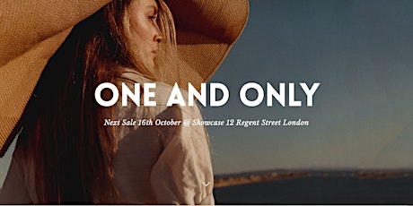 The One and Only Designer sale at Showcase Saturday 16th  October  2021