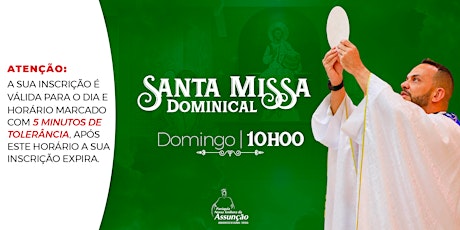 Imagem principal do evento Domingo - 10h00| Santa Missa Dominical-03 de Outubro