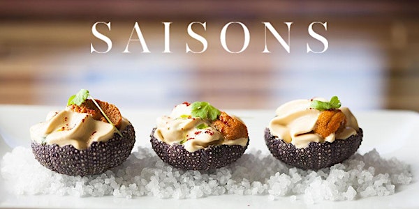 SAISONS 2015 Winter Wonder dinner with chef Jonathan Lapierre Rehayem