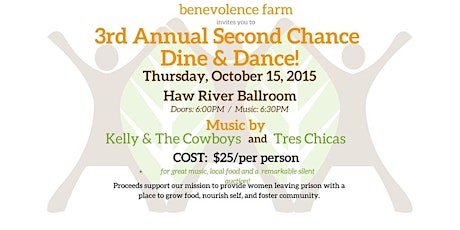 3rd Annual Second Chance Dine & Dance primary image