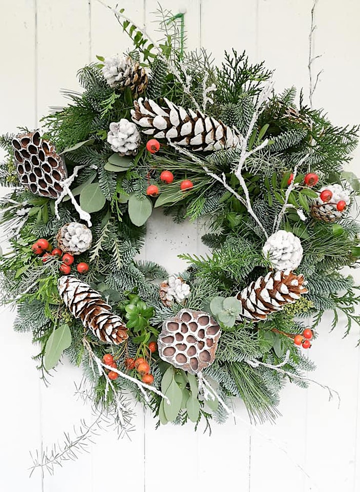 
		Festive Wreath-Making Workshop with Mulled Wine & Mince Pies image
