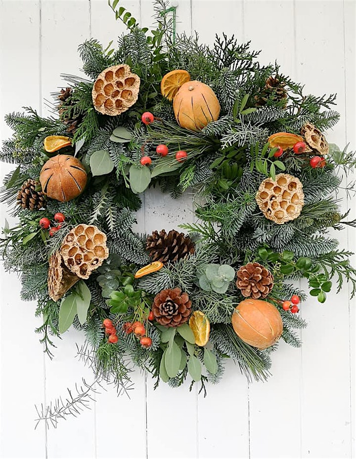 
		Festive Wreath-Making Workshop with Mulled Wine & Mince Pies image
