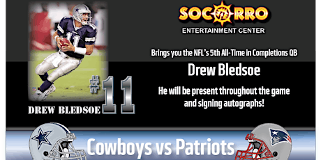 Tailgate Party Cowboys Vs Patriots Special Guest Drew Bledsoe primary image