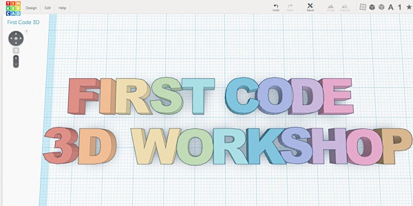 Design Your Own 3D Toy - 3D Printing Workshop