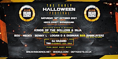 Breakin Science  Early Halloween Festival Poster