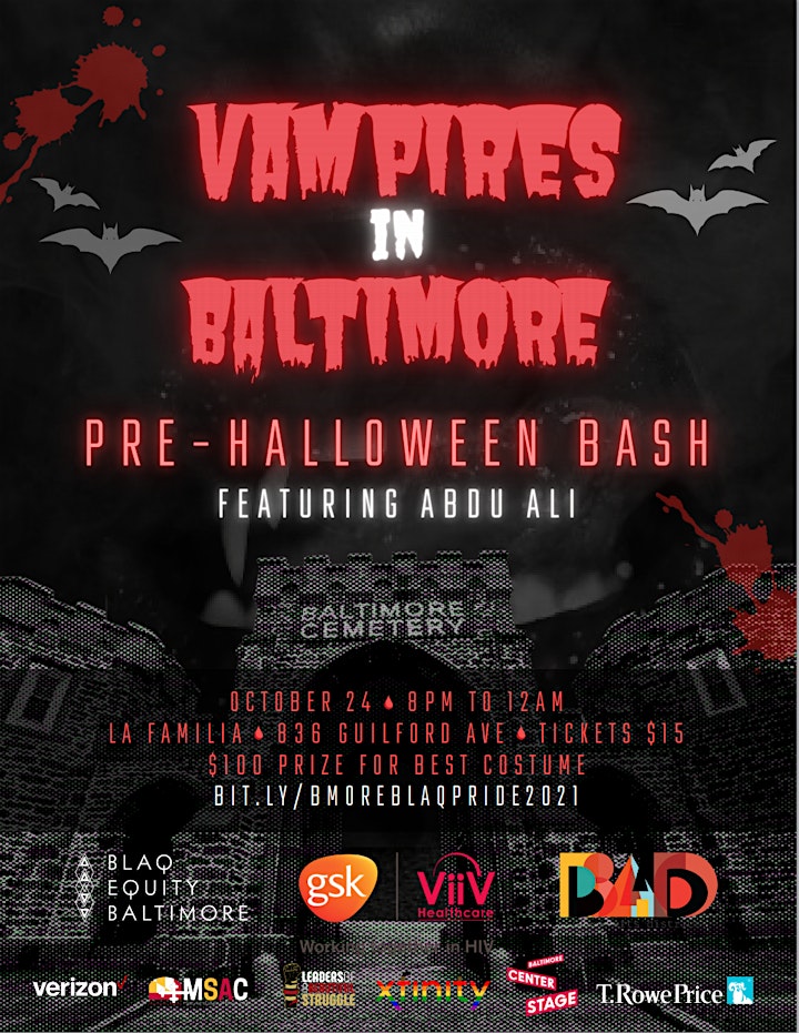 
		Black Pride Pre-Halloween Bash image
