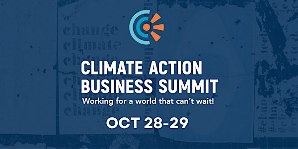 CT Climate Action Business Summit - Virtual Summit on 10/29