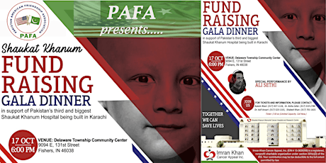 Shaukat Khanum Fund Raising Gala Dinner in Support of Third Cancer Hospital primary image
