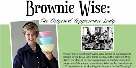 High Tea with Brownie Wise, the Original Tupperware Lady primary image
