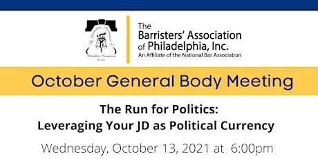 October General Body Meeting
