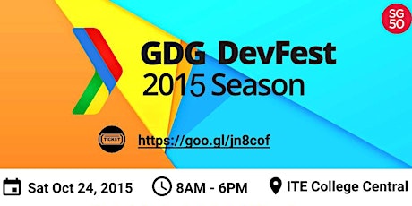 GDG Singapore DevFest 2015 primary image