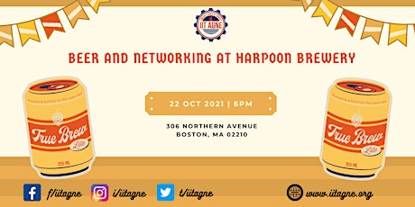 IIT AGNE Beer and Networking at Harpoon Brewery primary image