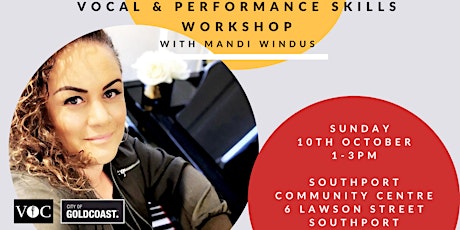 Performance Skills & Vocal Workshop with Mandi Windus primary image