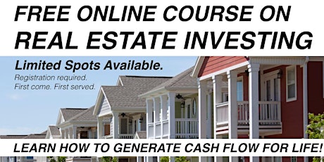 REAL ESTATE INVESTING - FREE ONLINE COURSE primary image