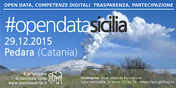#OpendataSicilia - Schiticchio a Pedara il 29 dicembre 2015