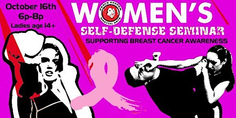 PKMA - Ladies Self-Defense Workshop - Supporting Breast Cancer Awareness! primary image