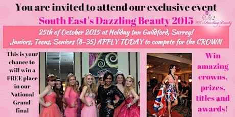 South East's Dazzling Beauty 2015 (&The Pre-Grand Final of UK's Dazzling Beauty) primary image