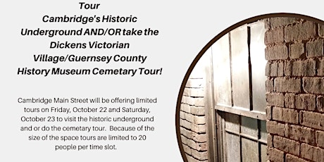 Hallowed Halls and Haunts Cemetary and Underground Tour 10am tour time